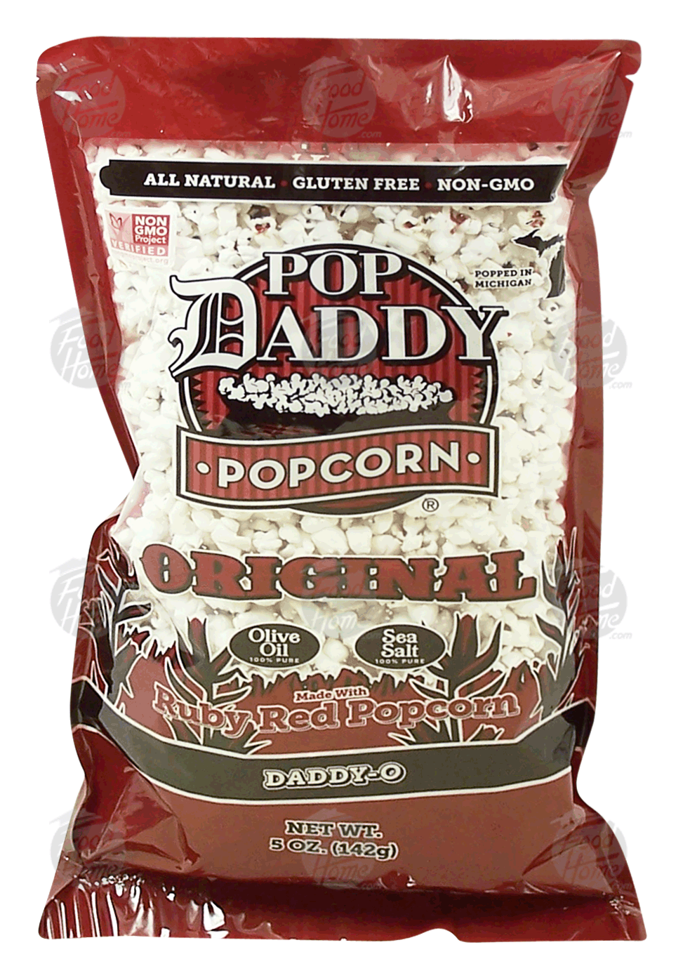 Pop Daddy  original popped popcorn made with ruby red popcorn Full-Size Picture